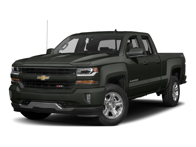 2017 Chevrolet Silverado 1500 LT in Summit White — front three-quarter view