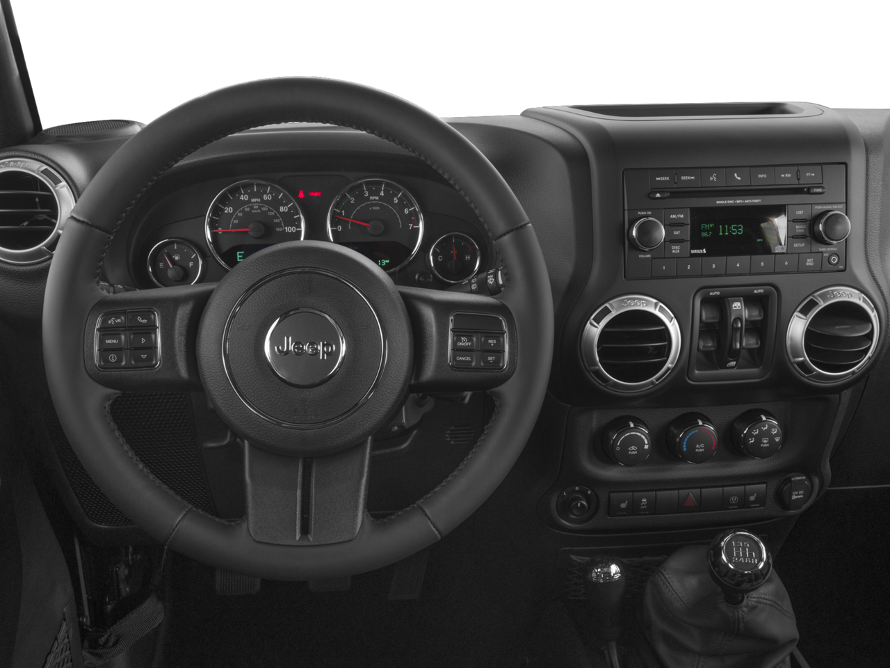 2017 Jeep Wrangler — interior view